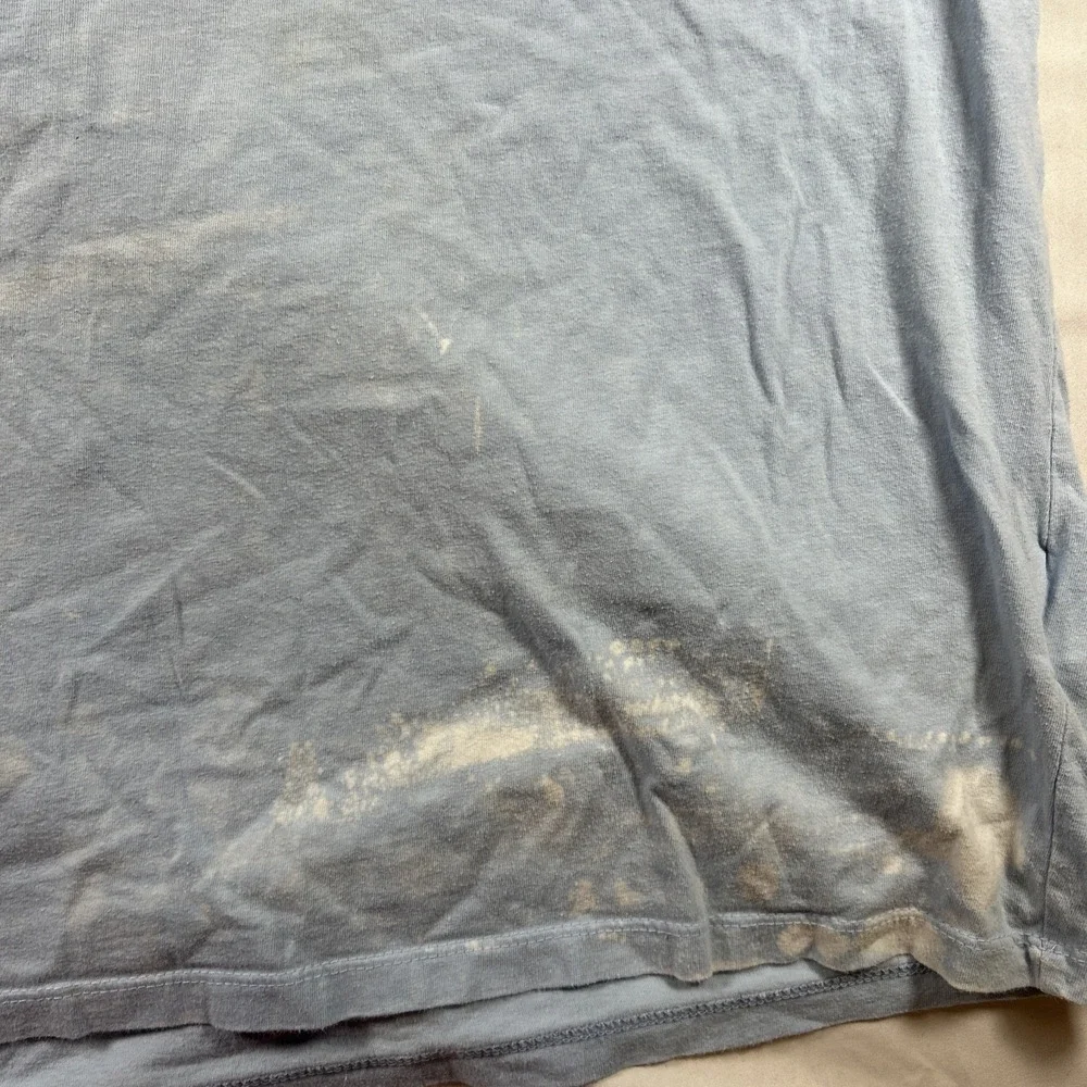 The North Face Women Shirt XL Light Blue Graphic Crew Neck Pullover